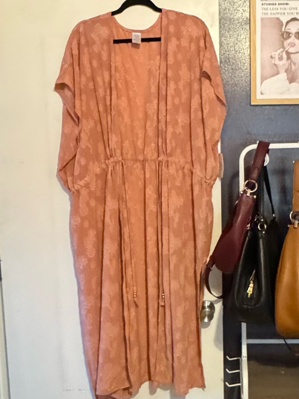 Time and Tru Dusty Rose Swimsuit Coverup